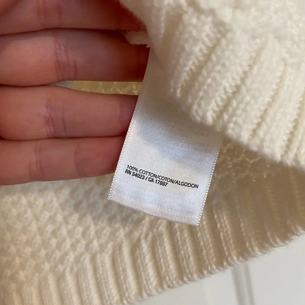 NWT‎ | Old Navy girl’s cream knit sweater miniskirt — medium